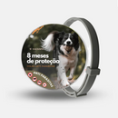 Coleira Universal Antipulgas e Carrapatos para Cães e Gatos Ajustável 8 Meses de Proteção