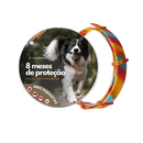 Coleira Universal Antipulgas e Carrapatos para Cães e Gatos Ajustável 8 Meses de Proteção