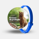 Coleira Universal Antipulgas e Carrapatos para Cães e Gatos Ajustável 8 Meses de Proteção