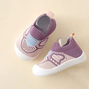 Tênis Meia Infantil Para Menina em Malha Respirável Macio Antiderrapante