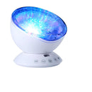 Abajur Projetor de Ondas com Caixa de Som Embutida