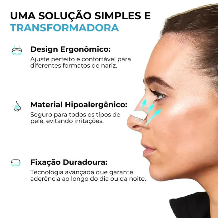 AirFlex Dilatador Nasal para Sono Perfeito e Performance Maxima