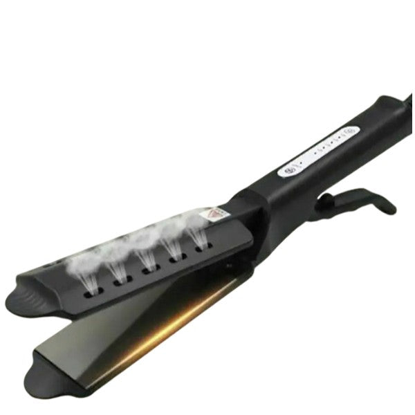 Alisador de Cabelo Profissional Aliss Hair Alisa Modela Faz Cachos e Chapinha Ferro Plano de quatro Engrenagens Bivolt 110v / 220v