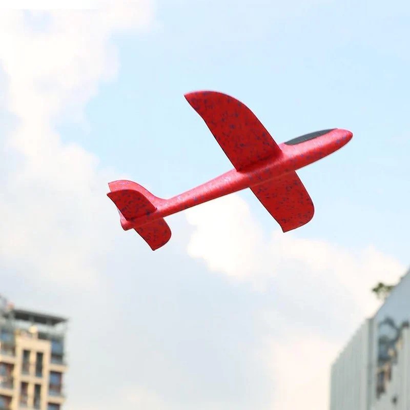Avião Planador Brinquedo com LED Voa de Verdade