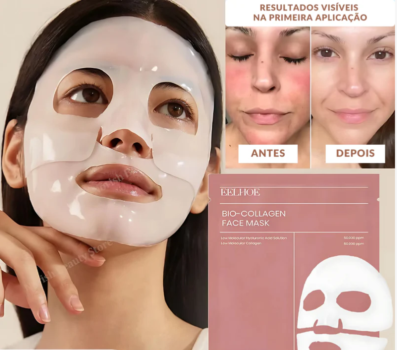 BiocollagenPlus  Máscara Absorvível de Colágeno  Ativos do Botox