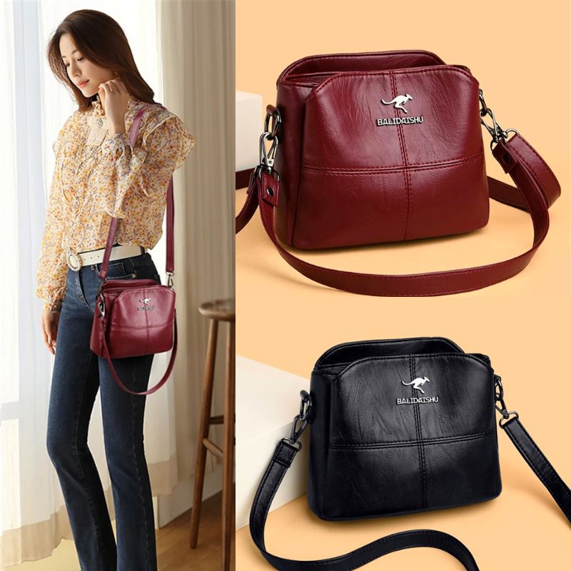 Bolsa Feminina de Ombro em couro PU Super Resistente