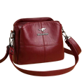 Bolsa Feminina de Ombro em couro PU Super Resistente