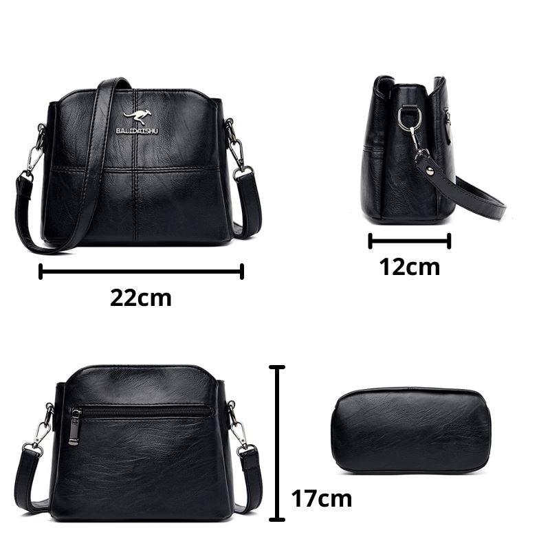 Bolsa Feminina de Ombro em couro PU Super Resistente
