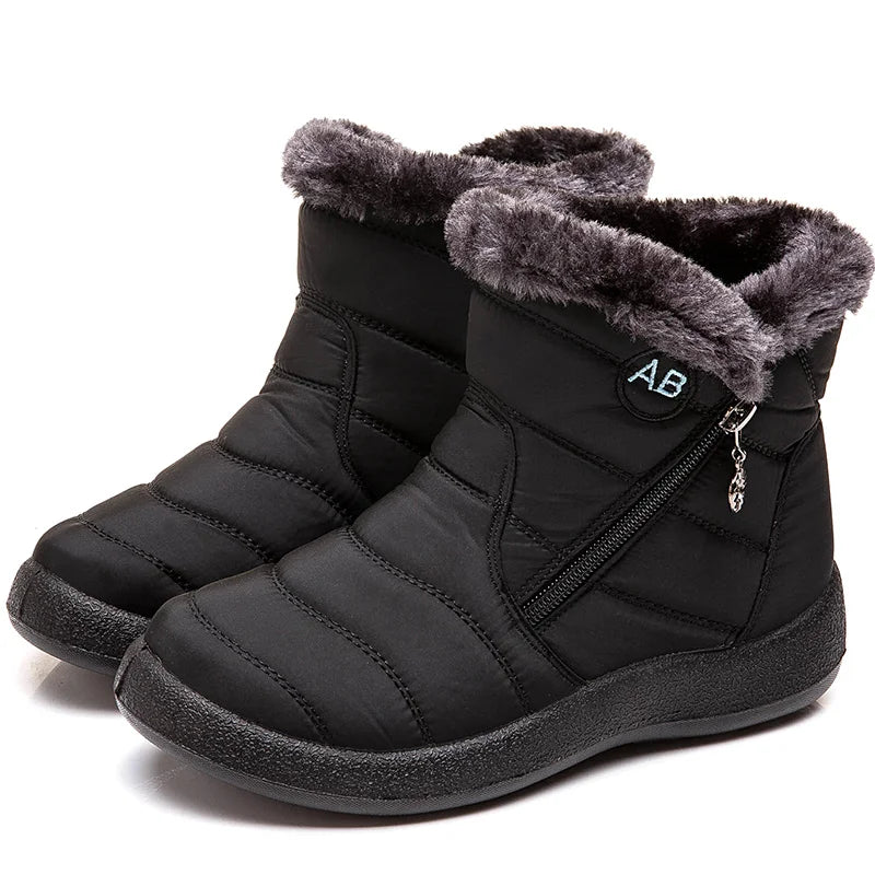 Bota Feminina Impermeável para Inverno Quente e Confortável à prova D’água