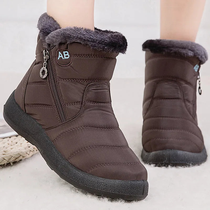 Bota Feminina Impermeável para Inverno Quente e Confortável à prova D’água