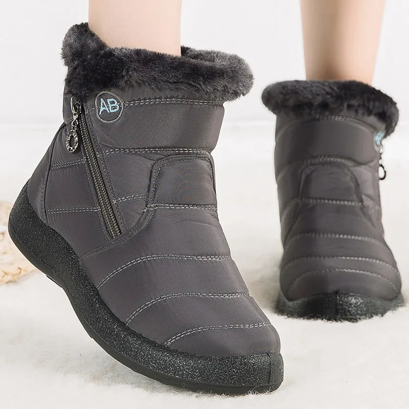 Bota Feminina Impermeável para Inverno Quente e Confortável à prova D’água