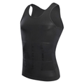 Camisa Masculina de Compressão Ultrafina Fit Shape Pro Modela sem Apertar