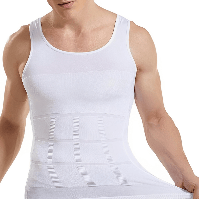 Camisa Masculina de Compressão Ultrafina Fit Shape Pro Modela sem Apertar