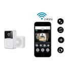 Campainha Inteligente Wi-Fi com Câmera de Vídeo impermeável para Sua Segurança