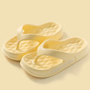 Chinelo Feminino de Plataforma Antiderrapantes para Estilo e Conforto em Casa