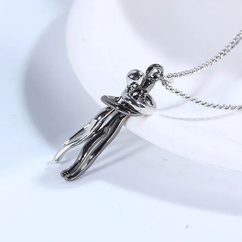 Colar Casal Abraço Eterno Compre 1 e Leve 2 Colares