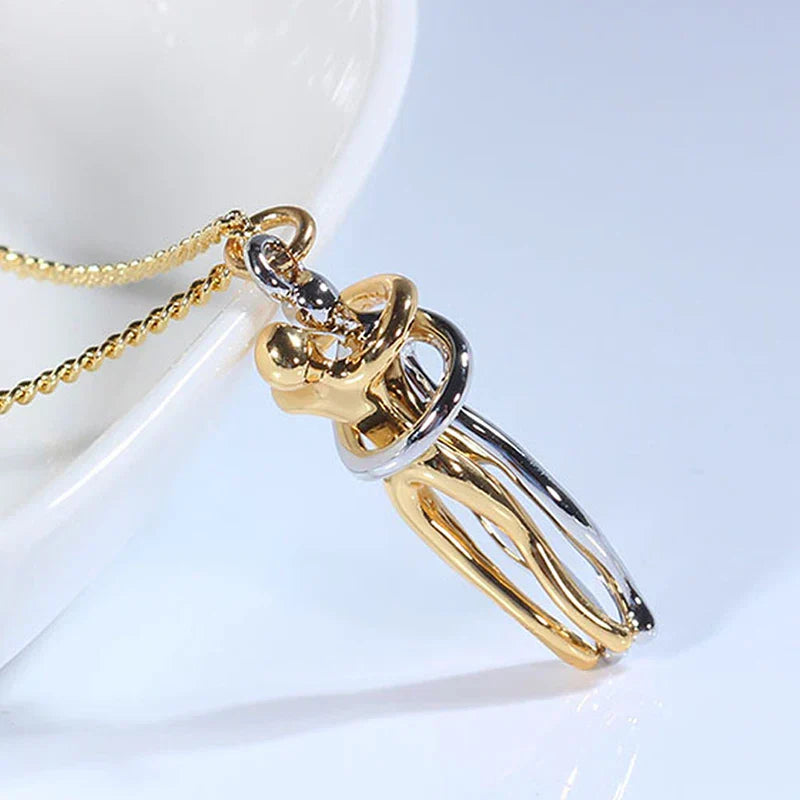 Colar Casal Abraço Eterno Compre 1 e Leve 2 Colares