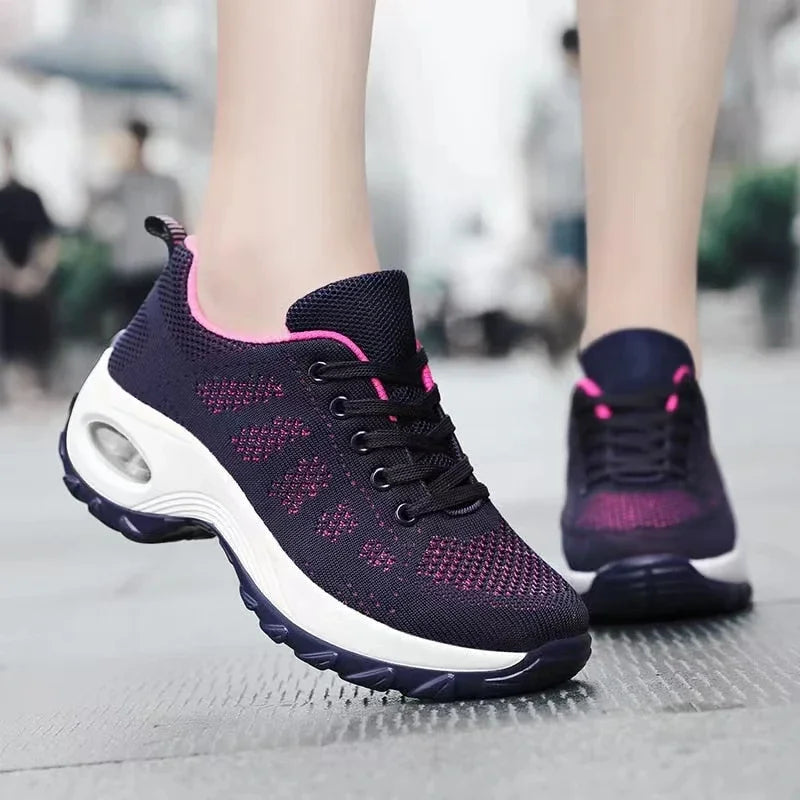 ComfortFlex Tênis Ortopédico Feminino Anti-Impacto para Caminhadas e Exercícios