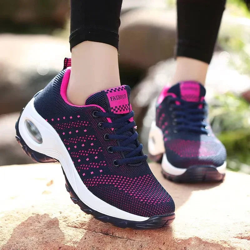 ComfortFlex Tênis Ortopédico Feminino Anti-Impacto para Caminhadas e Exercícios