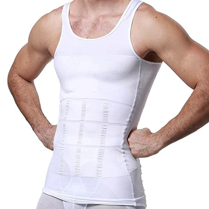 CoreFit Pro Camiseta Modeladora Masculina para Abdômen Definido e Postura Alinhada