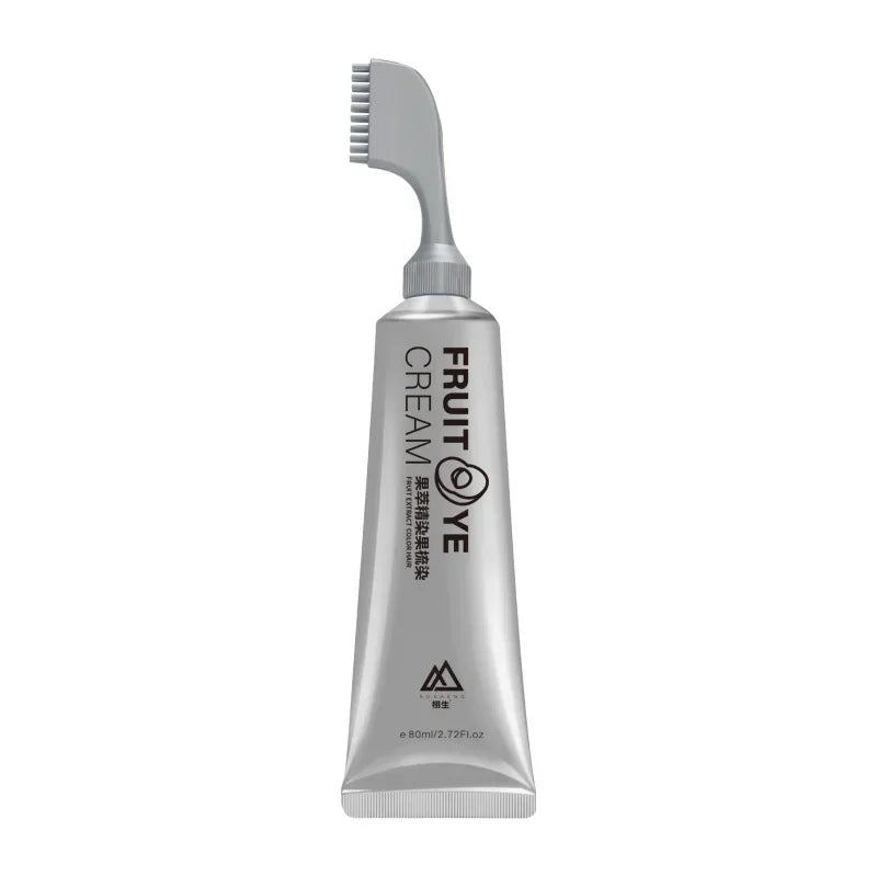 Creme de Tintura de Cabelo com Pente Natural Proteção de Longa Duração
