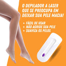 Depilador a Laser Profissional para Corpo, Rosto e Perna USB Recarregável