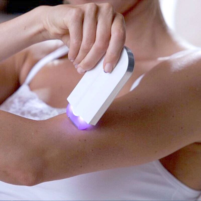 Depilador a Laser Profissional para Corpo, Rosto e Perna USB Recarregável