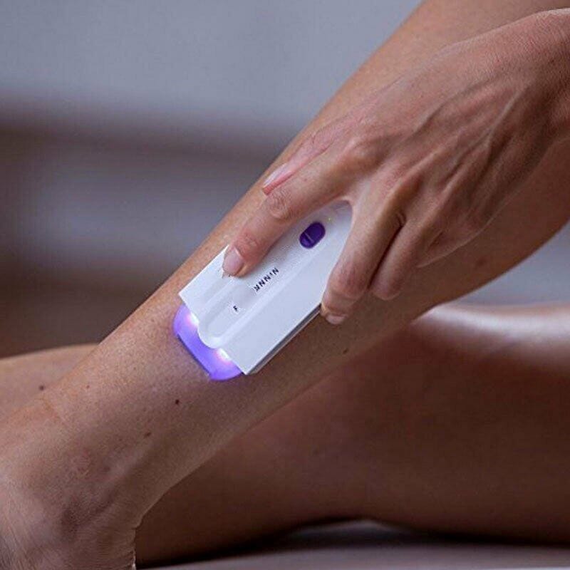 Depilador a Laser Profissional para Corpo, Rosto e Perna USB Recarregável