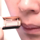 Depilador Elétrico Facial para Sobrancelha Formato de Batom Indolor Ideal para Áreas Sensíveis