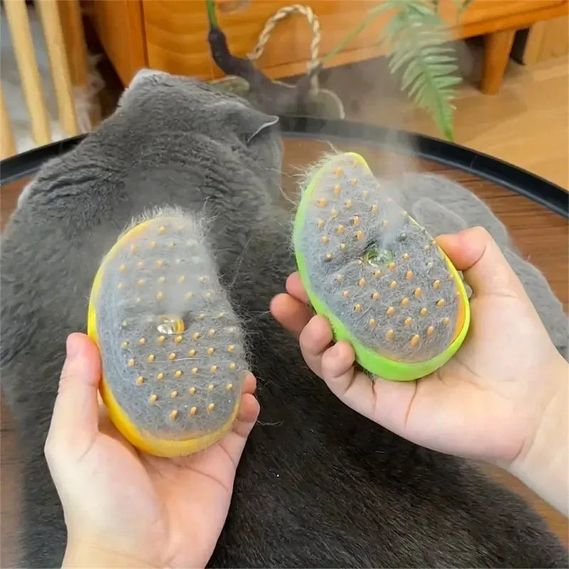 Escova 3 em 1 para Pets Banho Massagem e Remoção de Pelos