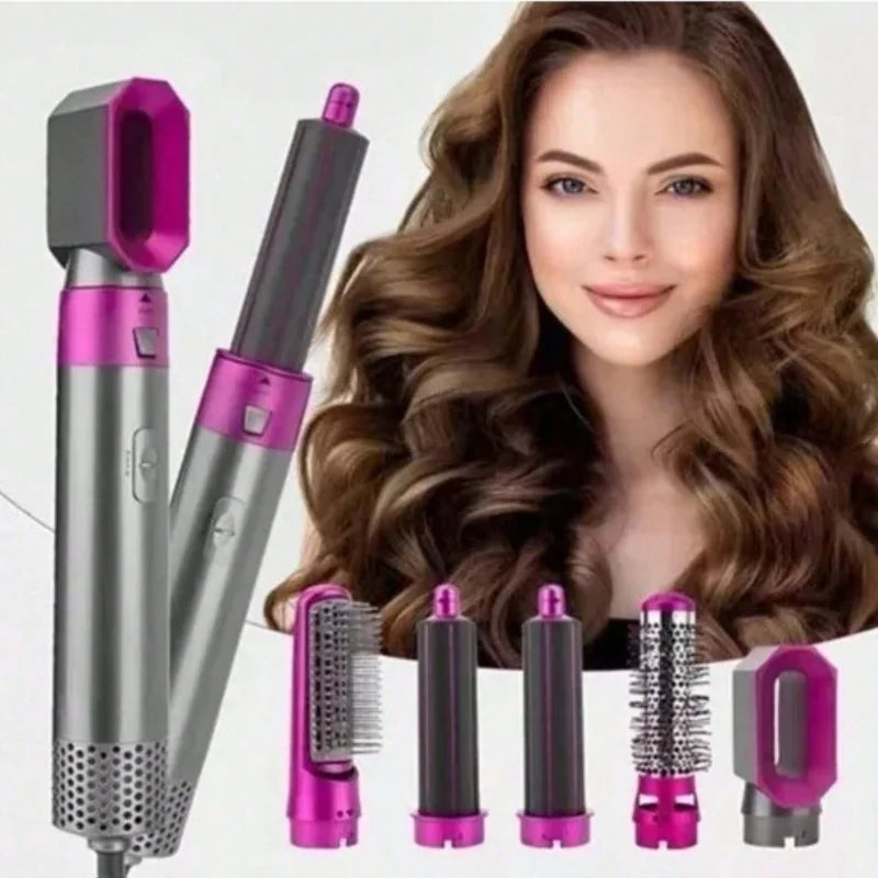 Escova Modeladora 5 em 1 LumiHair Styler Seu cabelo Liso ou Cacheado em Segundos