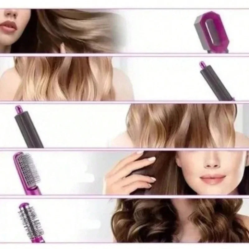 Escova Modeladora 5 em 1 LumiHair Styler Seu cabelo Liso ou Cacheado em Segundos