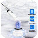 Esfregão Elétrico Multiuso para Limpeza Profunda e Sem Esforço