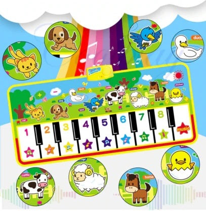 Esteira de Piano Teclado Musical Grande Bebê Crianças Infantil