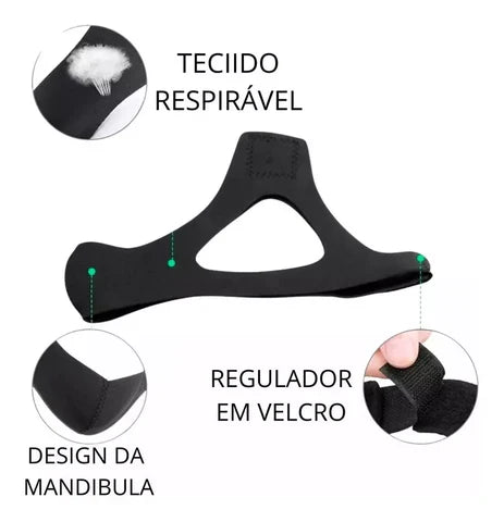 Máscara Para Apneia do Sono SleepMax Roncos Nunca Mais
