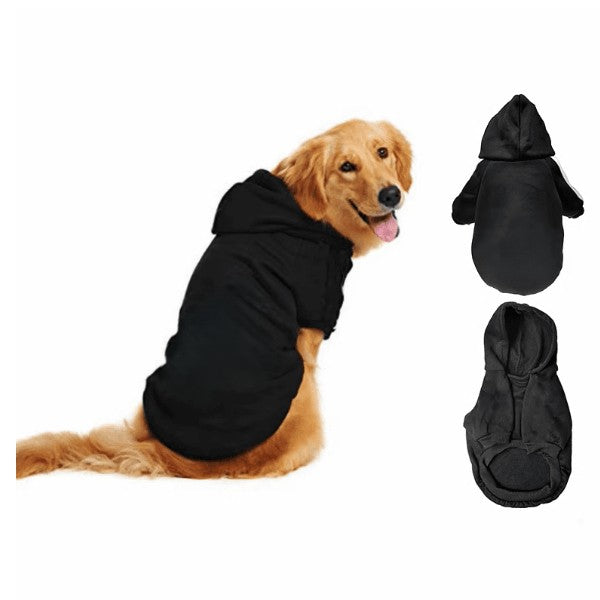 Jaqueta de lã Confortável para Cães de Pequeno e Médio Porte Outono e Inverno