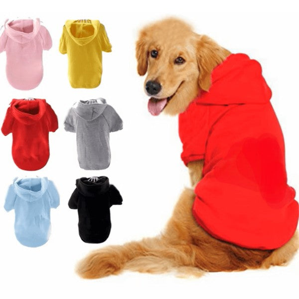 Jaqueta de lã Confortável para Cães de Pequeno e Médio Porte Outono e Inverno