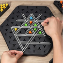 Jogo de Xadrez Triangular Para Crianças e Adultos Raciocínio Lógico Diversão Garantida