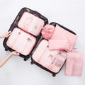 Kit de Bolsas Organizadoras Para Mala de Viagem STORAGE BAG 7 Peças