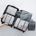 Kit de Bolsas Organizadoras Para Mala de Viagem STORAGE BAG 7 Peças