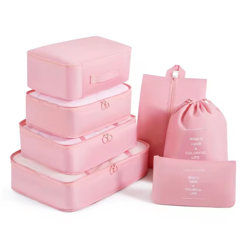 Kit de Bolsas Organizadoras Para Mala de Viagem STORAGE BAG 7 Peças