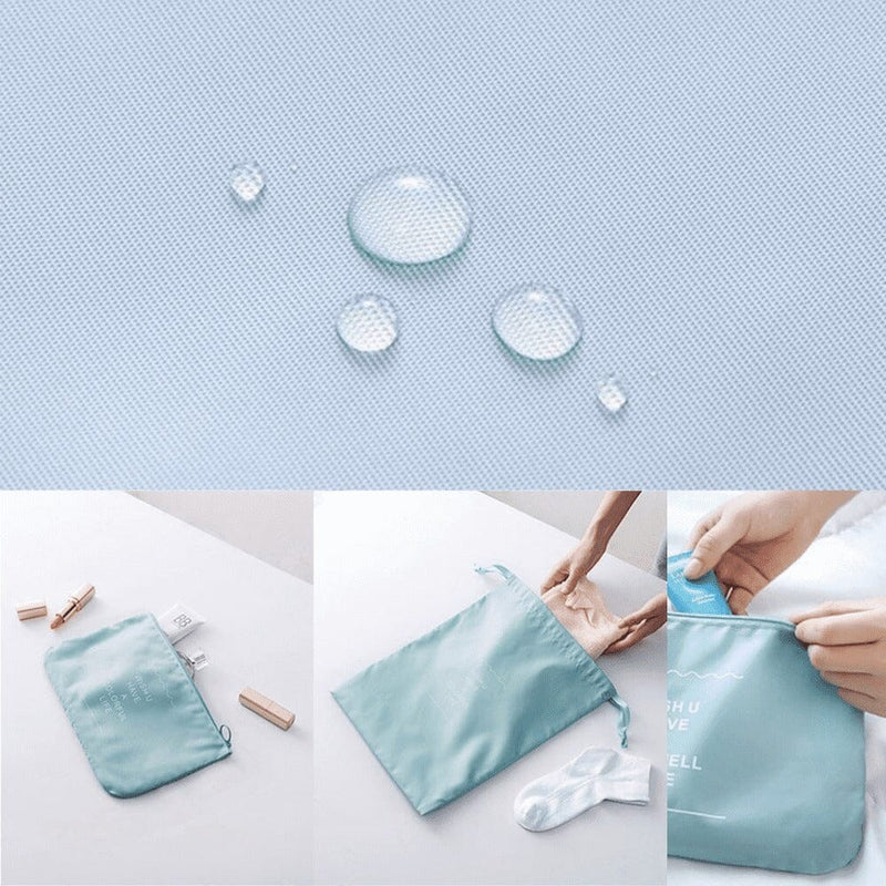 Kit de Bolsas Organizadoras Para Mala de Viagem STORAGE BAG 7 Peças