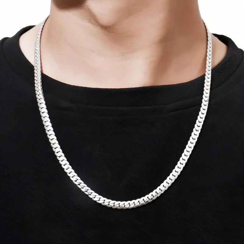 Kit Elevação Style Corrente e Pulseira em Prata 925 para Homens de Presença