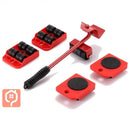 Kit Move Fácil Movedor de Móveis Profissional Transporte de Tudo 5 Peças