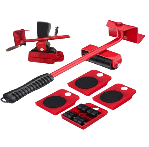 Kit Move Fácil Movedor de Móveis Profissional Transporte de Tudo 5 Peças