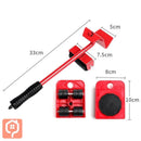 Kit Move Fácil Movedor de Móveis Profissional Transporte de Tudo 5 Peças