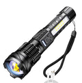 Lanterna Laser LED Titanium Ultra Poderosa Impermeável Recarregável USB