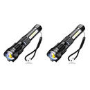 Lanterna Laser LED Titanium Ultra Poderosa Impermeável Recarregável USB