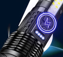Lanterna Laser LED Titanium Ultra Poderosa Impermeável Recarregável USB