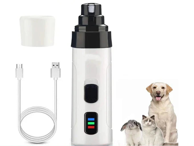 Lixa Elétrica Silenciosa e Segura para Unhas de Pets